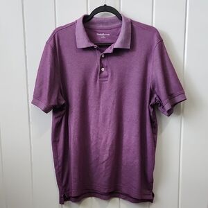 Croft & Barrow Men's Polo in Rich Purple - Large